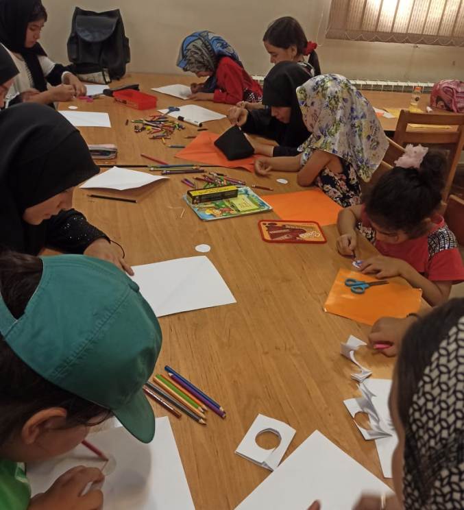 کلاس اوریگامی و نقاشی